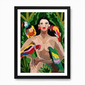 Reina De La Selva Art Print