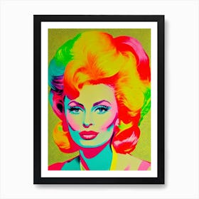 Sophia Loren Colourful Pop Movies Art Movies Art Print