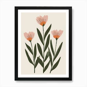 Pink Flowers 21 Art Print