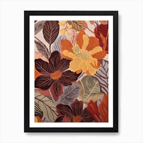 Fall Botanicals Hellebore 2 Art Print