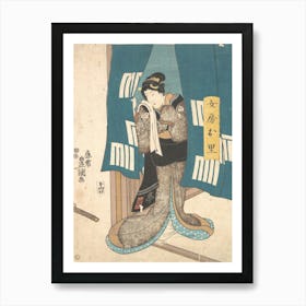 Print 10 By Utagawa Kunisada Art Print