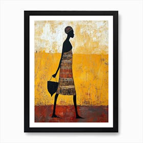 Nomadic Echo; Africa Art Print