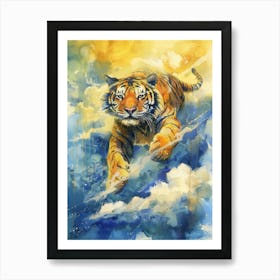 Tiger In The Sky 3 Art Print