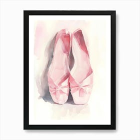 Pink Ballet Shoes 2 Art Print