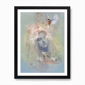 Yet Do I Not Repine Knowing That Bird Of Mine Art Print