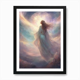 Angel Of The Moon Art Print