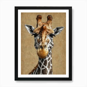 Giraffe 106 Art Print