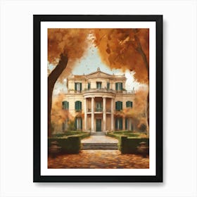 Autumn House Art Print