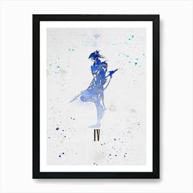 Final Fantasy Watercolor 5 Art Print