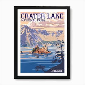 Crater Lake National Park 2 Art Print