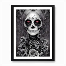 Goddess Of Death (2) Art Print