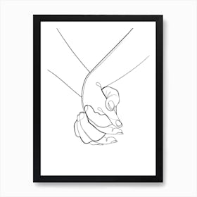 Holding Onto Love Art Print