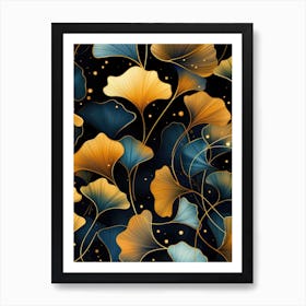 Ginko Leaves 1 Art Print