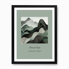 Landscapes Of Japan Mount Fuji 30 Art Print