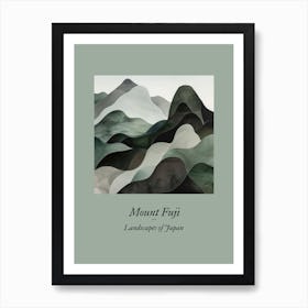 Landscapes Of Japan Mount Fuji 30 Affiche