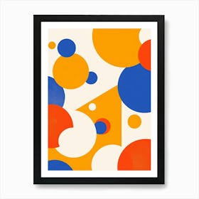 Abstract Circles 3 Art Print