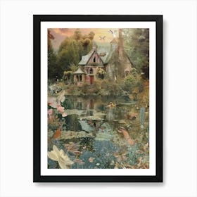 Fairytale Scrapbook Collage 4 Art Print