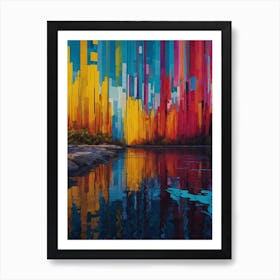 Abstract Cityscape 5 Art Print