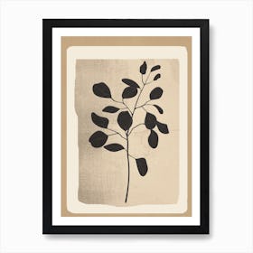 Modern Minimal Branch 1 Art Print