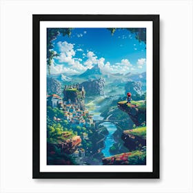 Mario World Poster Art Print