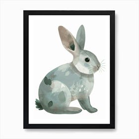 Thrianta Rabbit Kids Illustration 1 Art Print