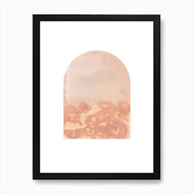 Watercolor arch Art Print