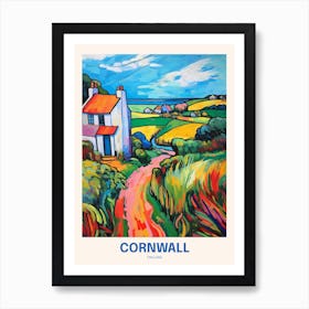 Cornwall England 4 Uk Travel Poster Art Print