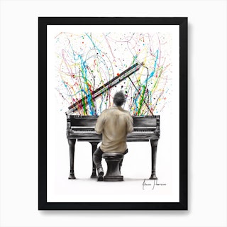 The Piano Solo Art Print