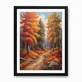 Autumn Path 2 Art Print