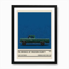 The Bridges Of Madison County Movie Car Art Print