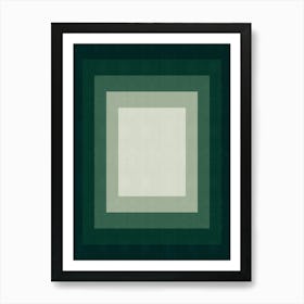 Squares gradient colors 8 Art Print