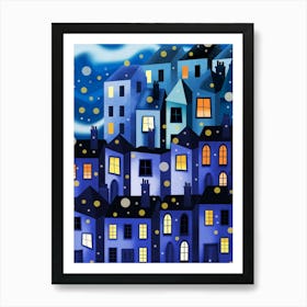 Dusk in the City Art Print