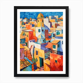 Essaouira Morocco 1 Fauvist Painting Art Print