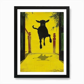 Chinese Goat Art Print