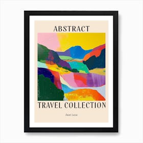 Abstract Travel Collection Poster Saint Lucia 2 Art Print