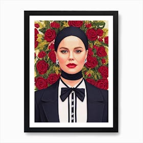 Abbie Cornish Illustration Movies Art Print