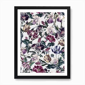 Fractal Flora Art Print
