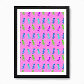 Alien Pattern Art Print