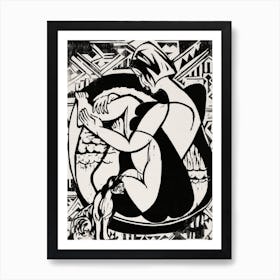 Woman In The Bathtub,  Ernst Ludwig Kirchner Art Print