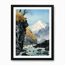 Azuchi Fuji Art Print