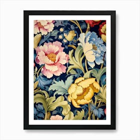 Floral Wallpaper 182 Art Print