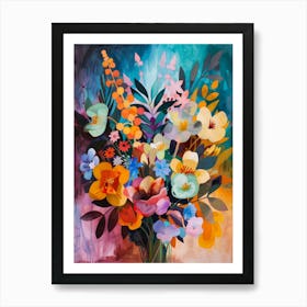 Flowers In A Vase 60 Art Print