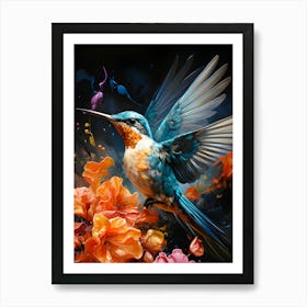 Echoing Wings Birds In The Sky Art Print