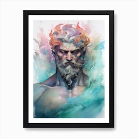 Illustration Of A Poseidon 6 Art Print
