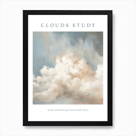 Study Of Clouds Cape Town, South Africa Art Print