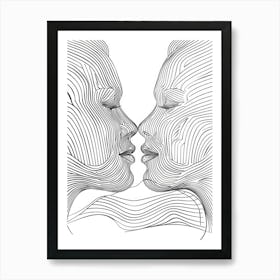 Line Art Intricate Simplicity 5 Art Print