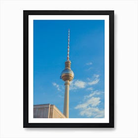 The Tv Tower Of Berlin Located On The Alexanderplatz 3 Art Print