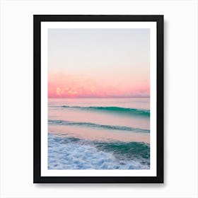 Anse Source D'Argent Beach, Seychelles Pink Photography 5 Art Print