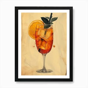 Aperol Spritz Art Print 360 Art Print