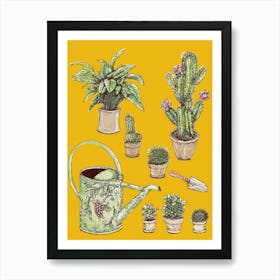 Cactus Garden Art Print